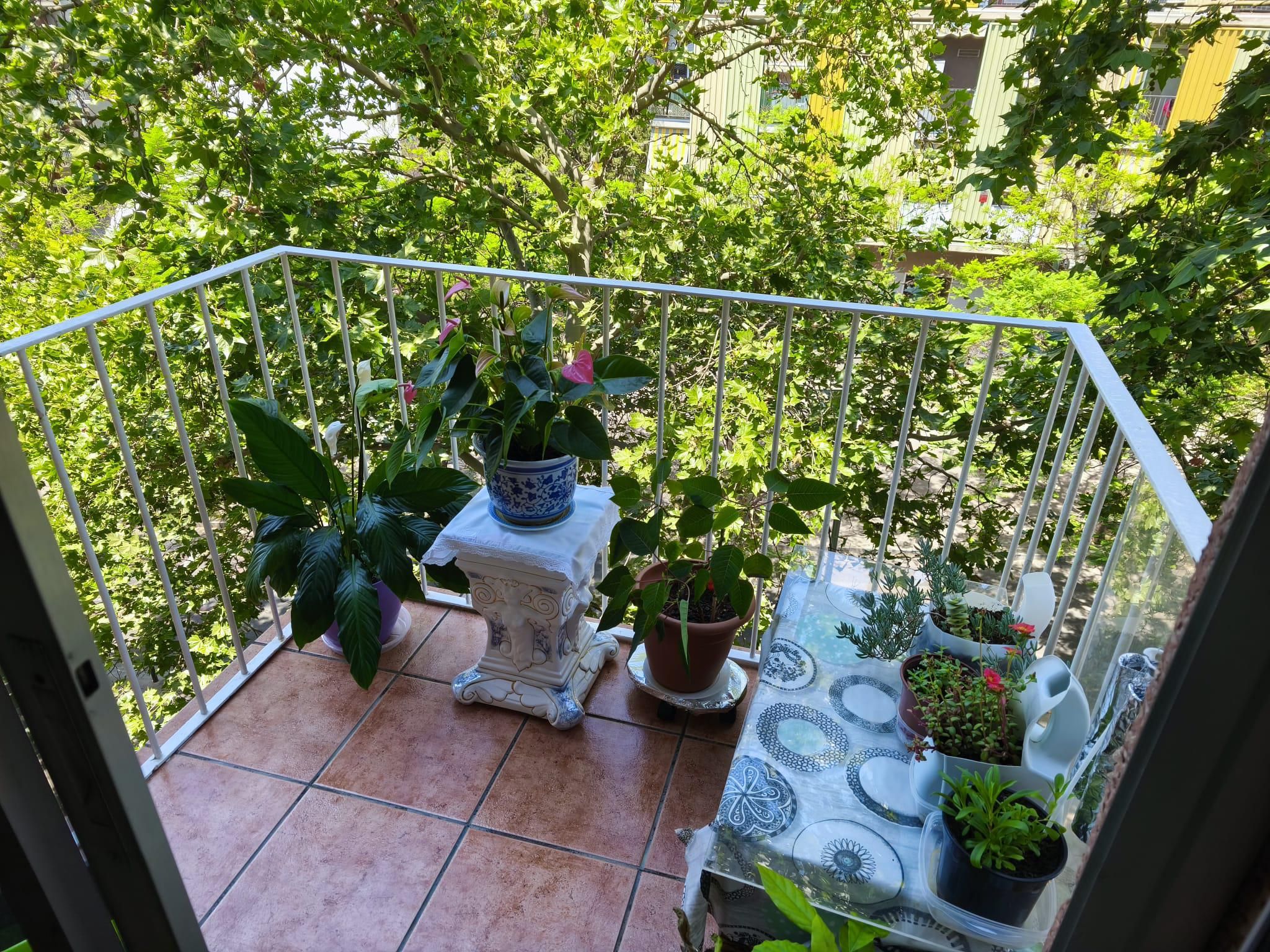 Balcony of Flat for sale in  Barcelona Capital  with Air Conditioner and Balcony