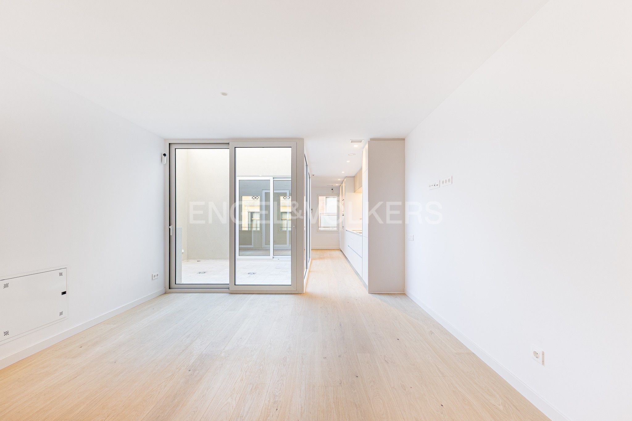 Vista exterior de Pis en venda en  Barcelona Capital amb Aire condicionat, Calefacció i Parquet