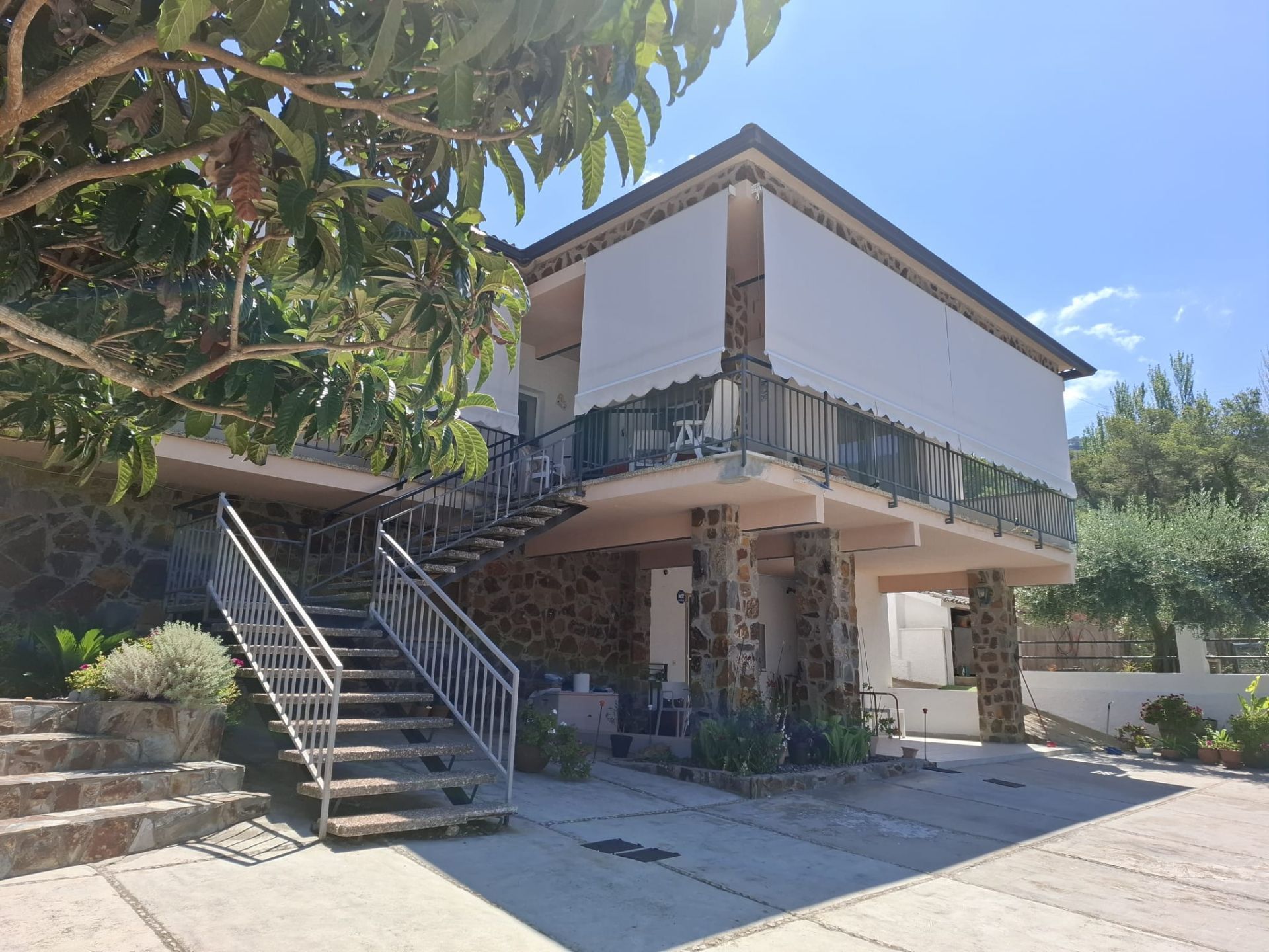Vista exterior de Casa o xalet en venda en Olesa de Bonesvalls amb Calefacció, Jardí privat i Terrassa