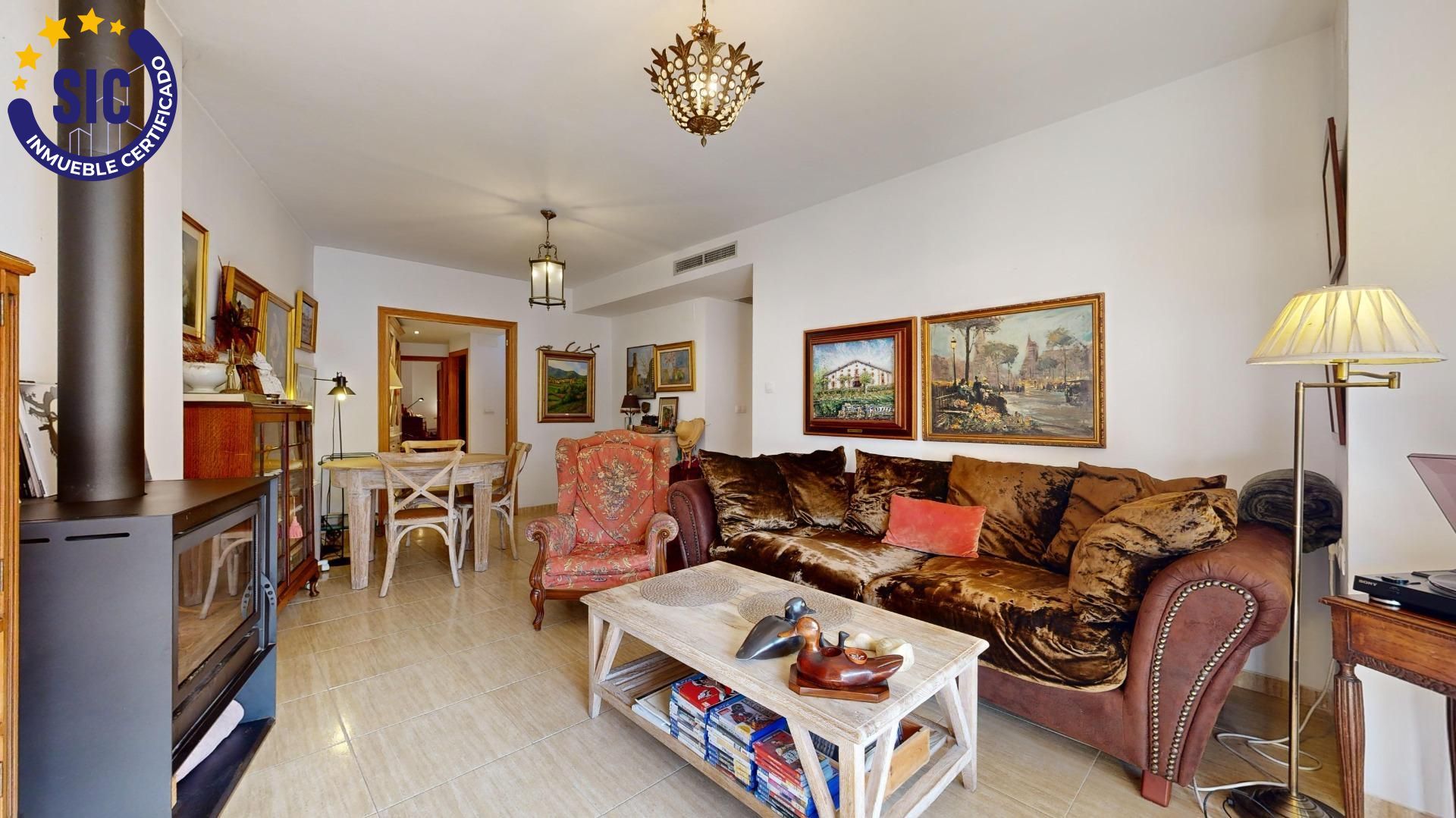 Living room of Attic for sale in Navajas  with Heating, Terrace and Storage room