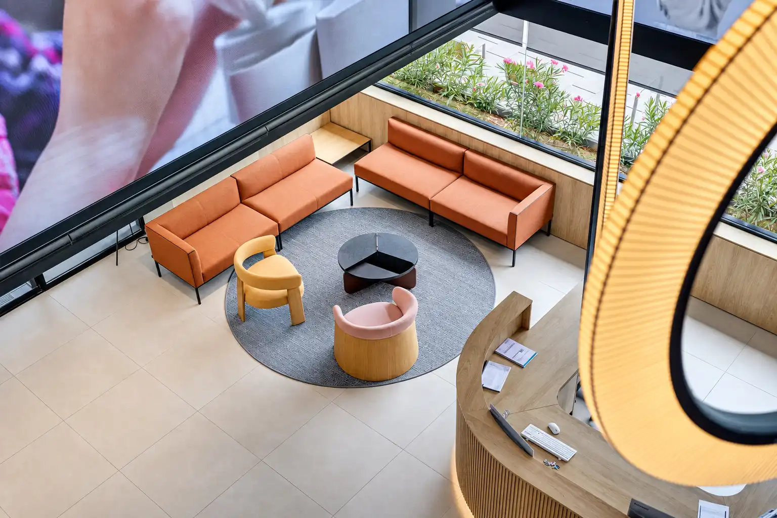 Sala de estar de Oficina de alquiler en Sant Martí