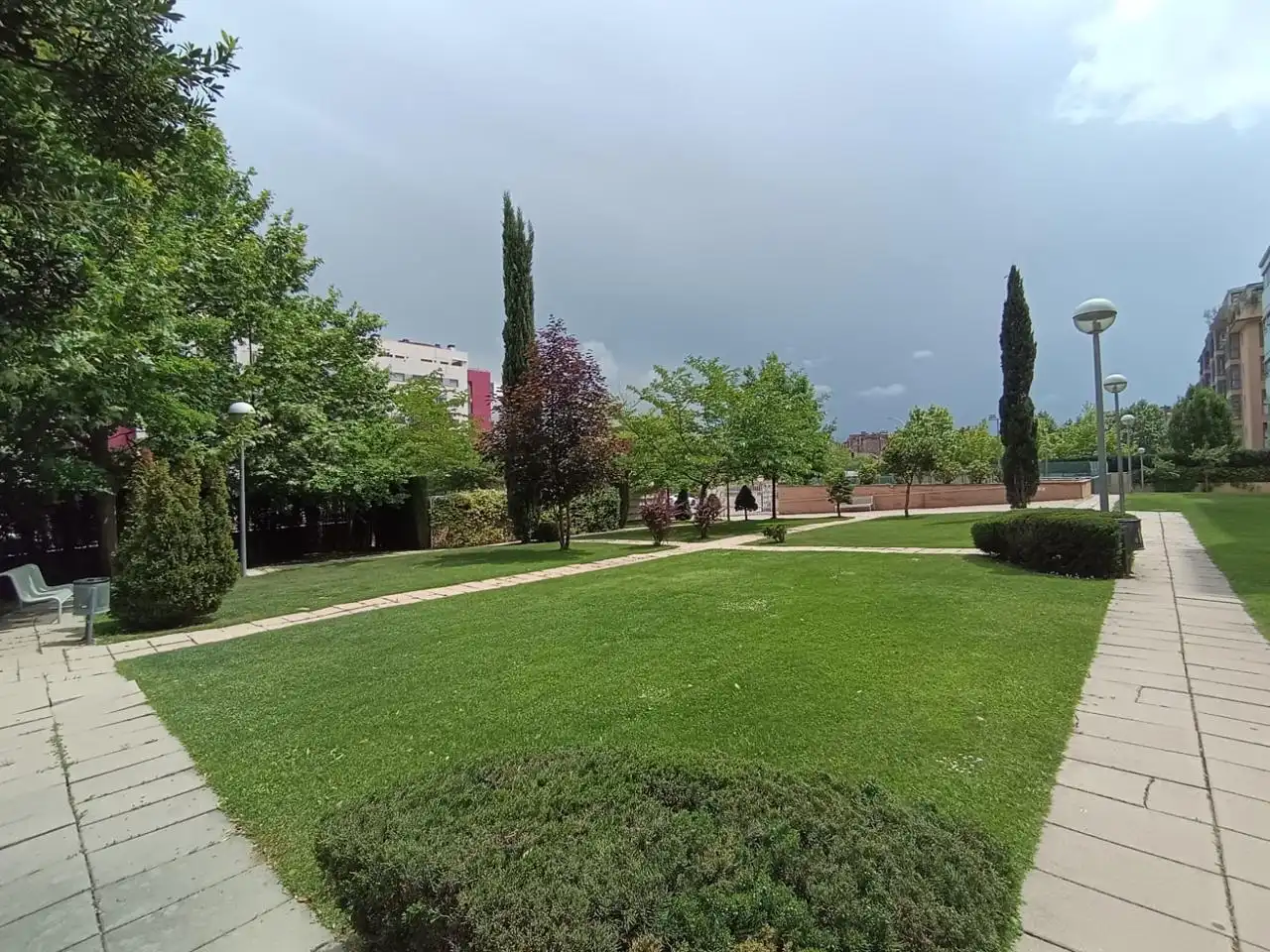 Garden of Flat for sale in Madrid  with Air Conditioner, Heating and Terrace
