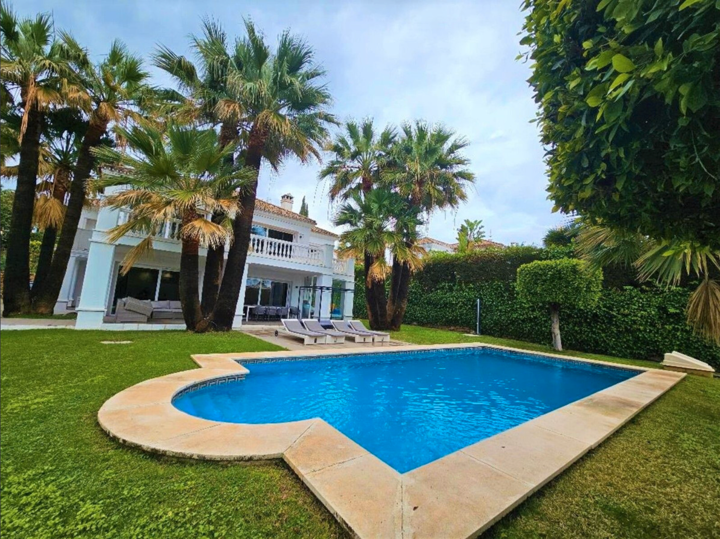 Garden of House or chalet to rent in Marbella  with Private garden, Swimming Pool and Furnished
