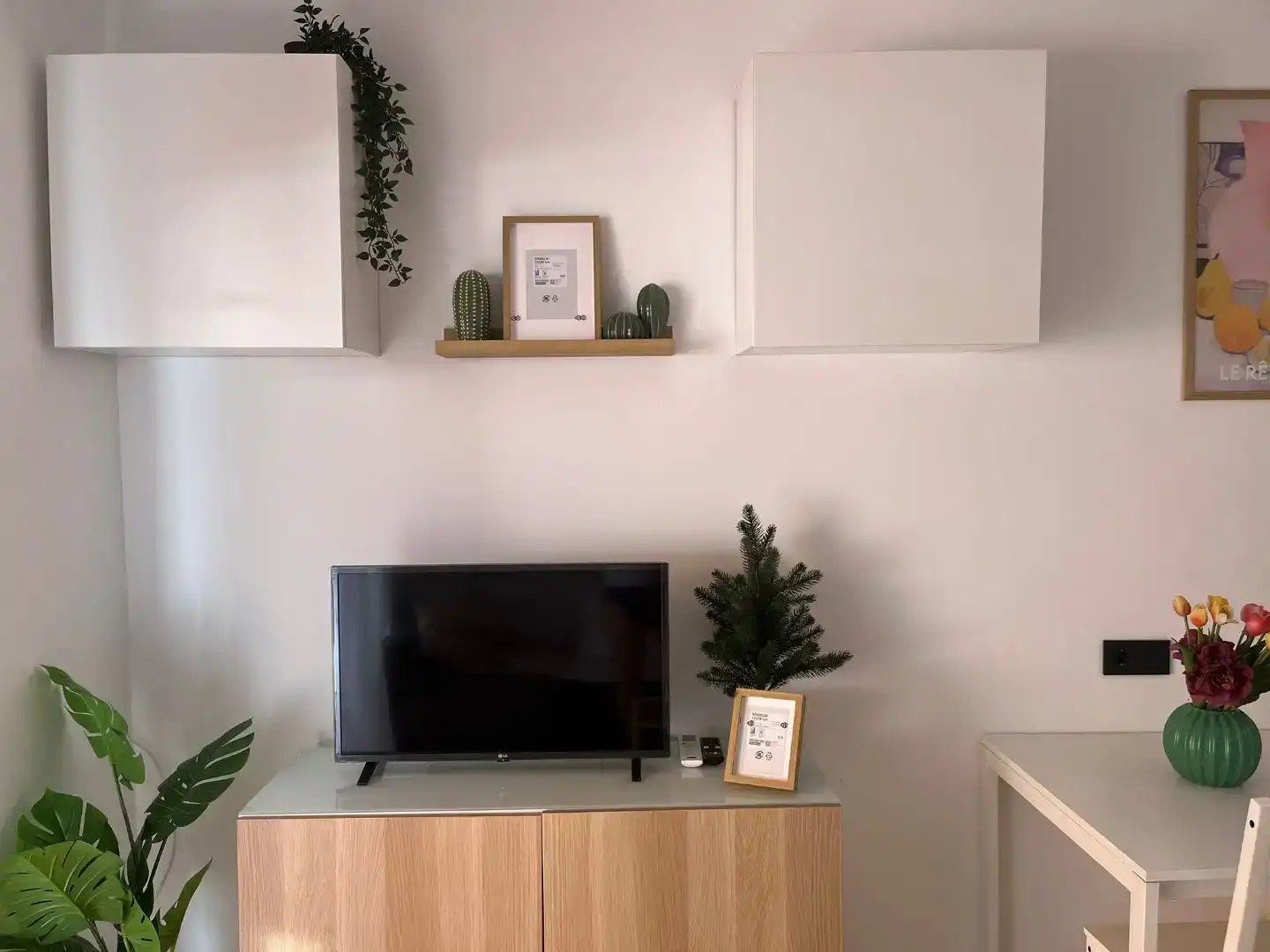 Wohnzimmer von Maisonette zur Miete in San Bartolomé de Tirajana mit Klimaanlage, Schwimmbad und Möbliert