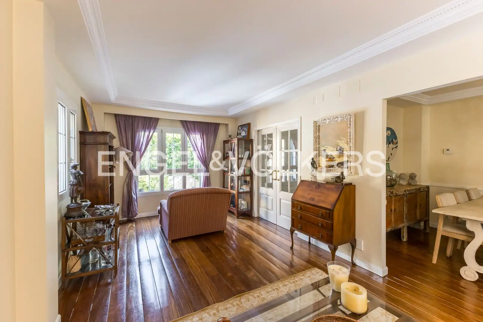 Comedor de Casa o chalet en venta en Madrid con Aire acondicionado, Calefacción y Jardín privado