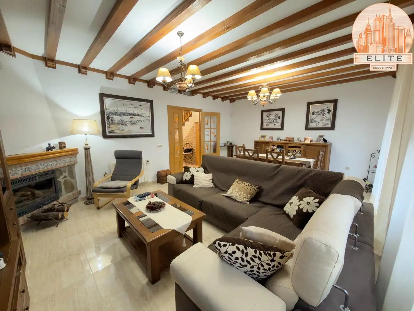 Sala de estar de Casa o chalet en venta en Yuncos, Toledo