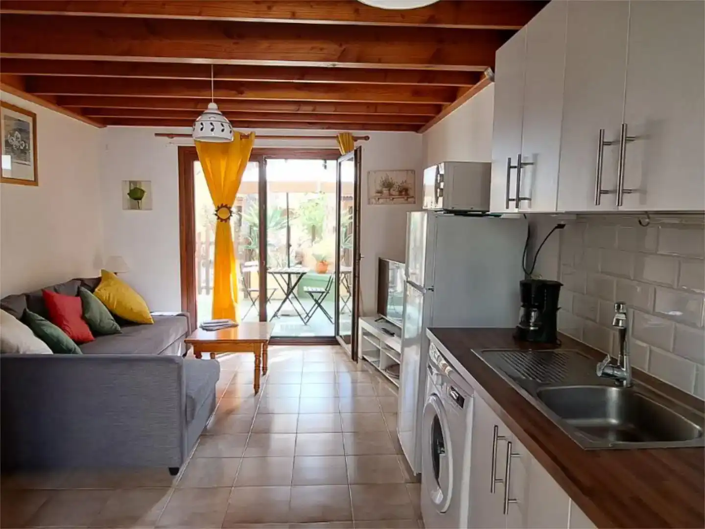 Cocina de Casa adosada en venta en La Oliva con Piscina y Amueblado