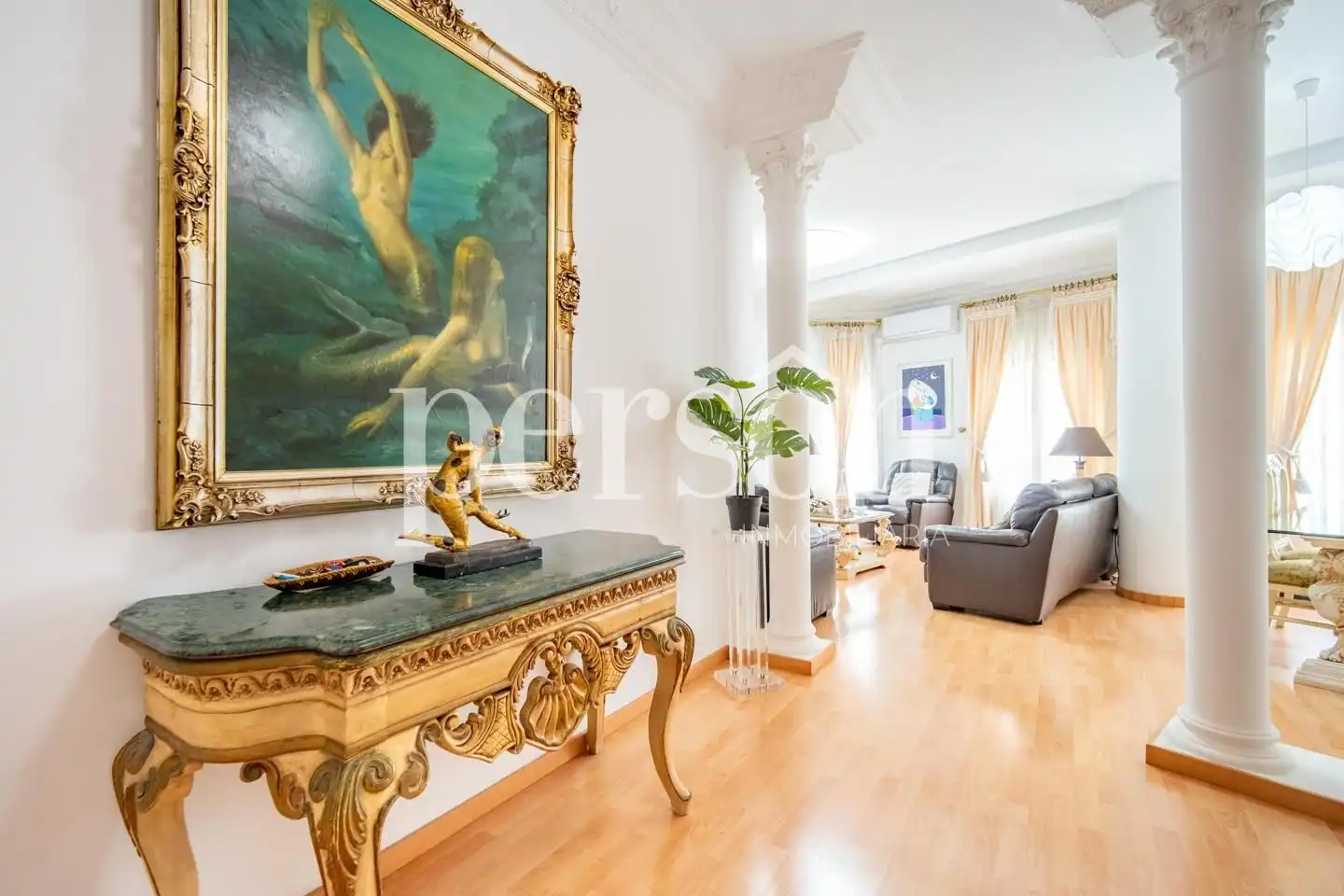 Sala de estar de Piso en venta en Valencia con Aire acondicionado y Parquet