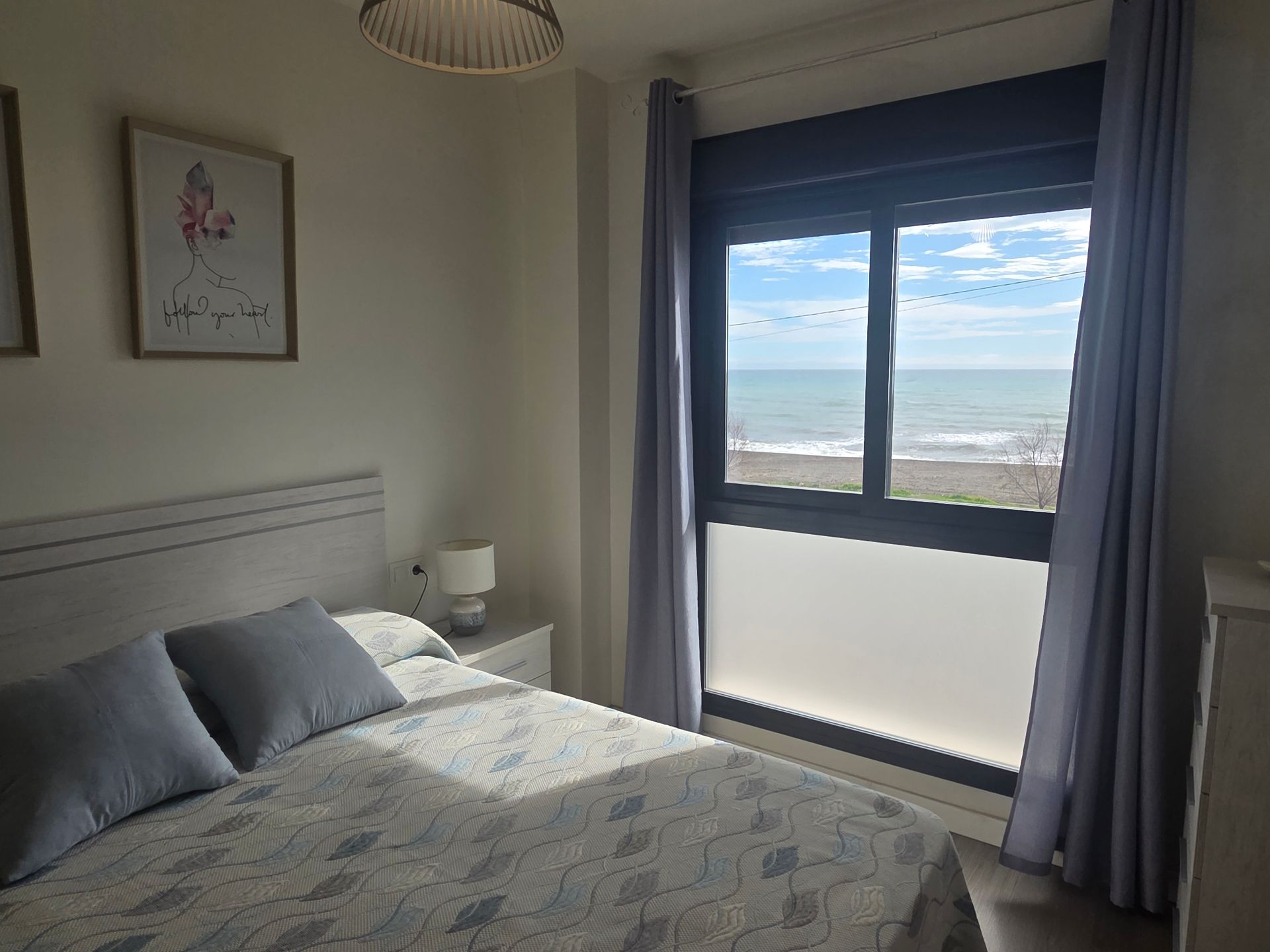 Bedroom of Flat to rent in Vélez-Málaga  with Air Conditioner, Parquet flooring and Terrace