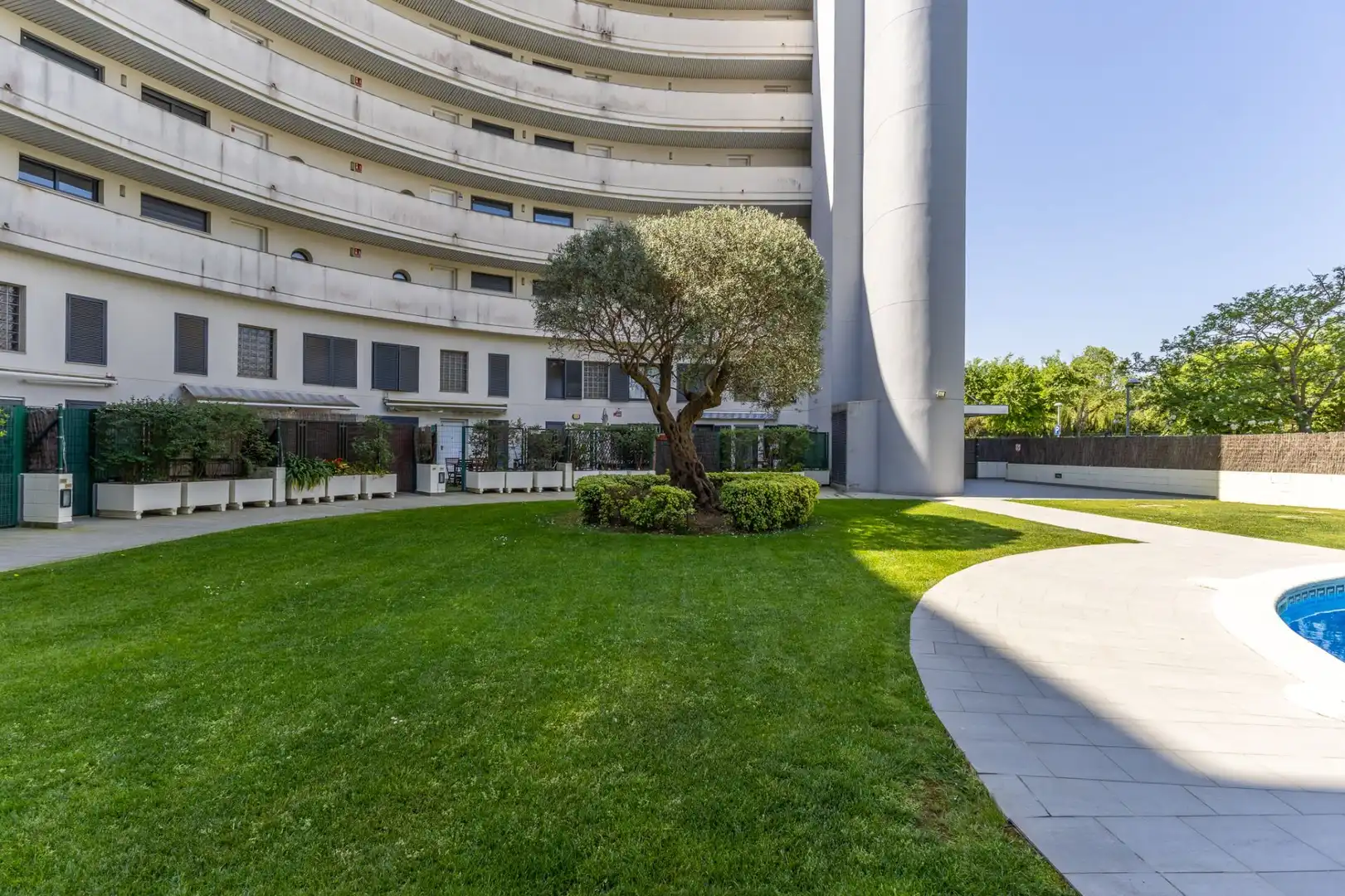 Vista exterior de Piso en venta en Blanes con Aire acondicionado, Calefacción y Jardín privado