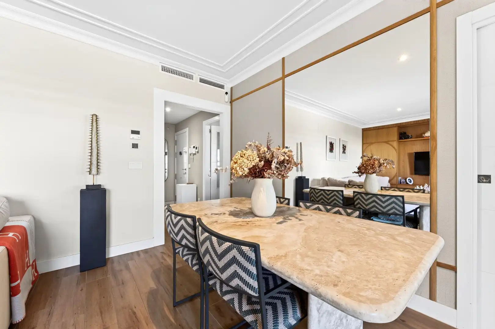 Comedor de Apartamento en venta en Málaga con Aire acondicionado, Terraza y Piscina