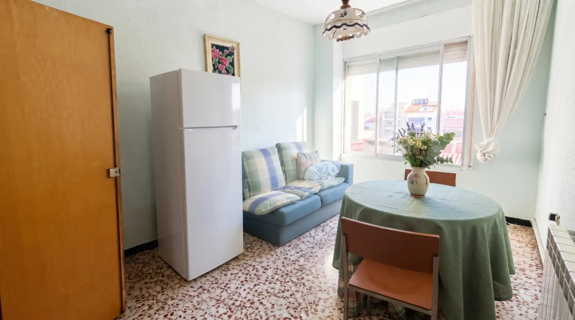 Living room of Attic for sale in Terrassa  with Heating, Terrace and Oven
