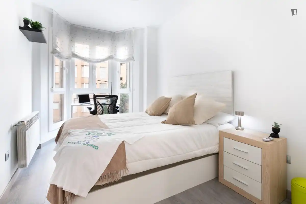 Bedroom of Apartments for rent in Madrid  with Heating, Furnished and Oven