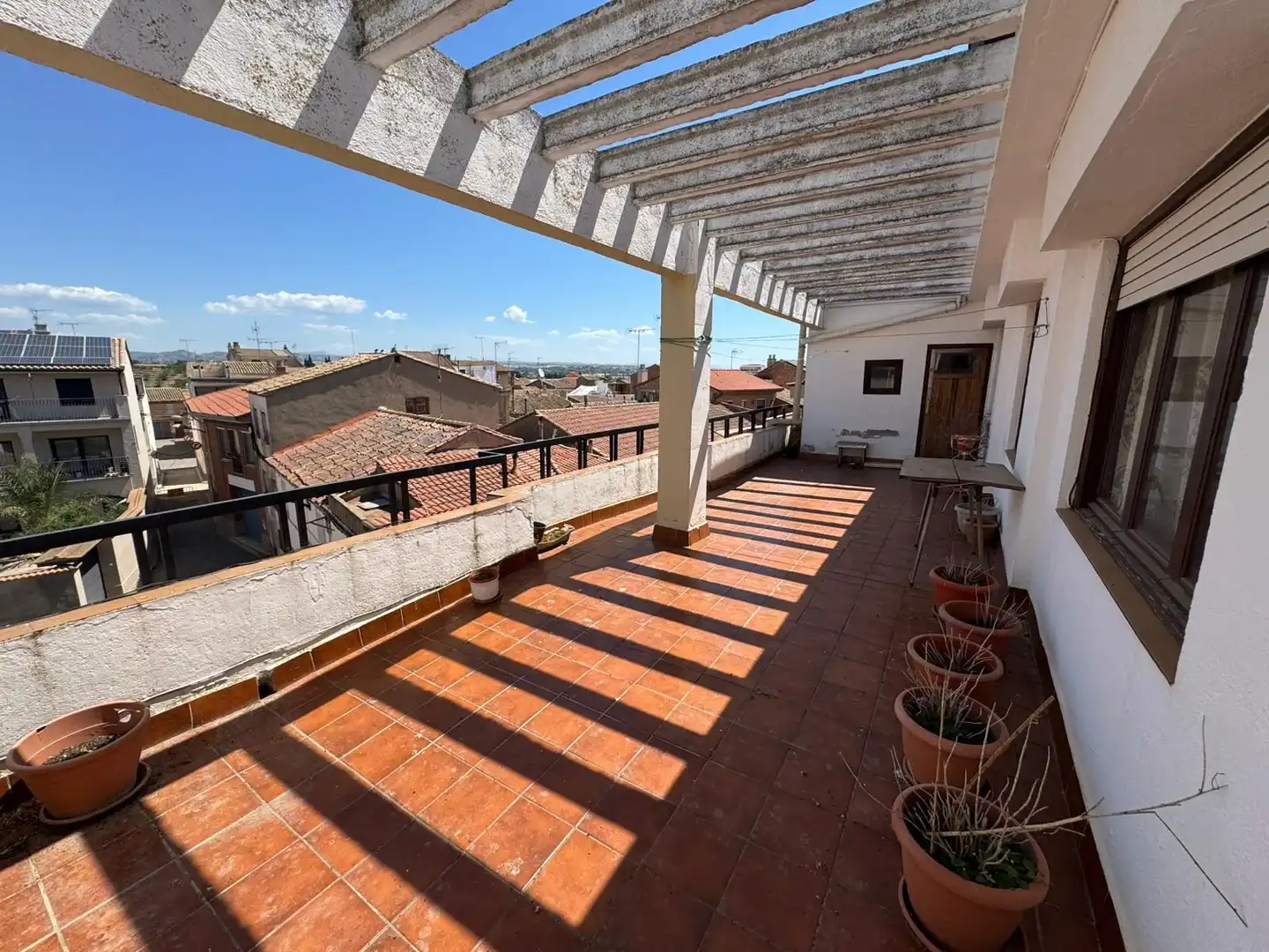 Terrace of Flat for sale in Binéfar  with Heating, Terrace and Storage room