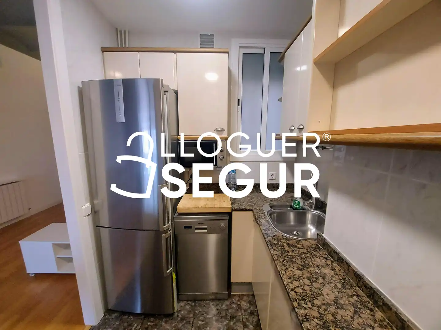 Kitchen of Flat for rent in Barcelona  with Air Conditioner, Heating and Furnished