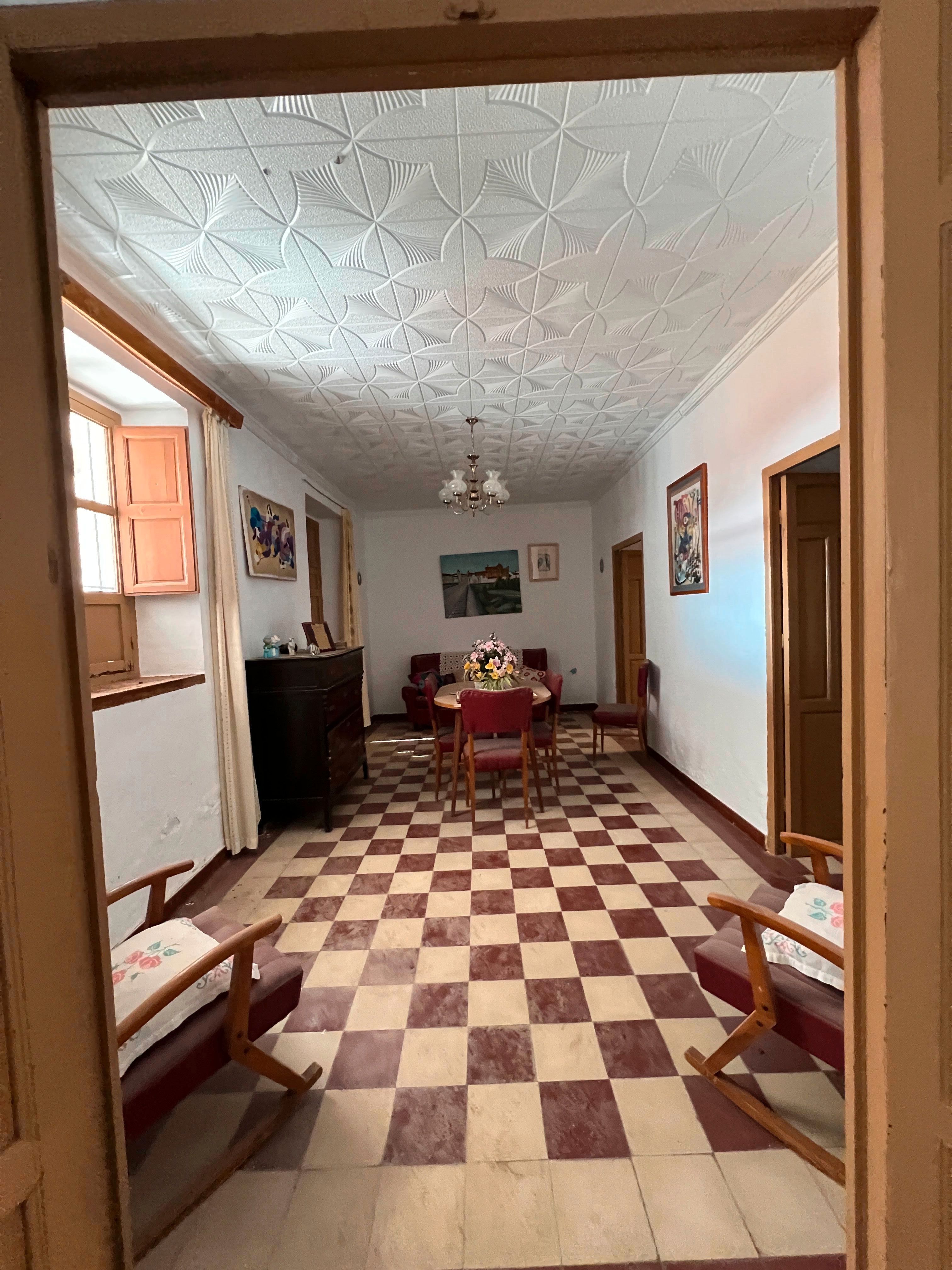 Dining room of Single-family semi-detached for sale in Lújar  with Terrace, Storage room and Furnished