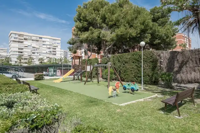 Garten von Wohnung zur Miete in Alicante / Alacant mit Klimaanlage, Heizung und Terrasse