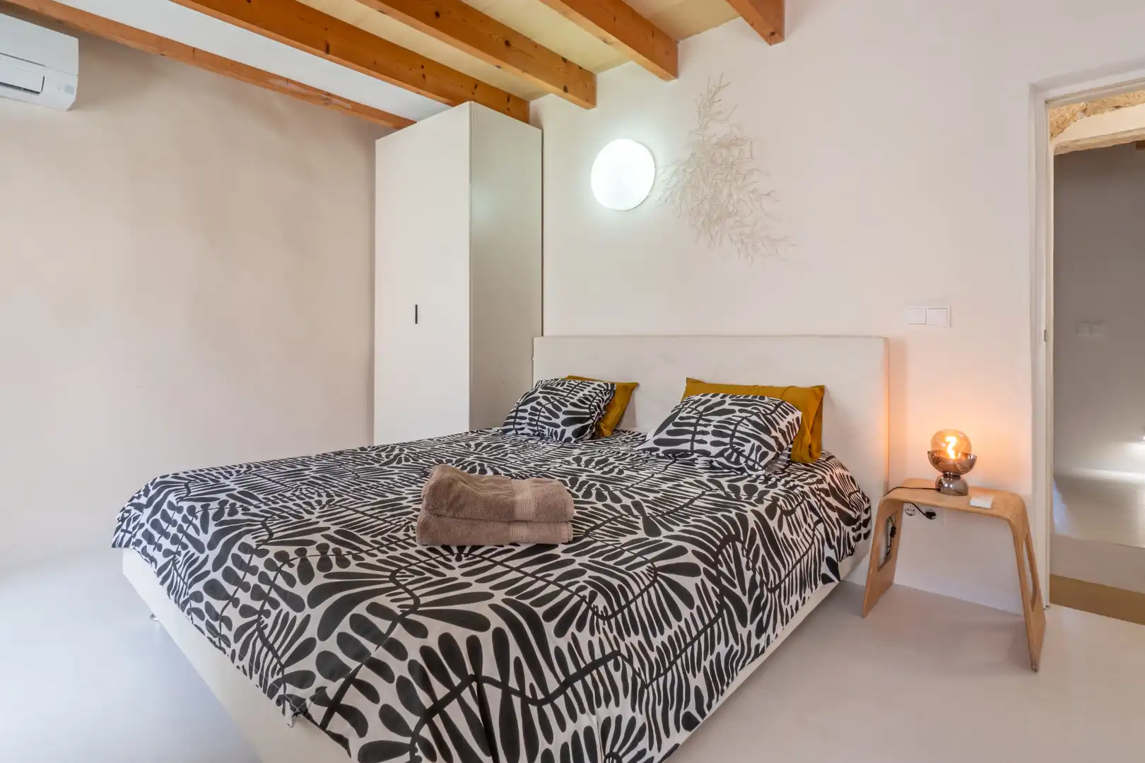 Schlafzimmer von Einfamilien-Reihenhaus zur Miete in Artà mit Klimaanlage, Heizung und Terrasse