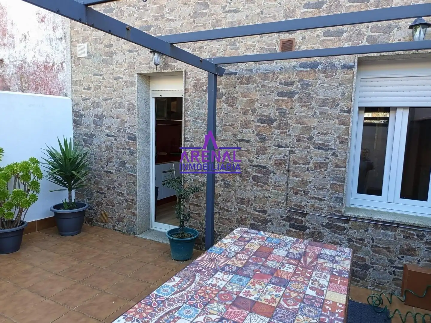 Terrasse von Haus oder Chalet zum Verkauf in A Pobra do Caramiñal mit Heizung, Abstellraum und Möbliert