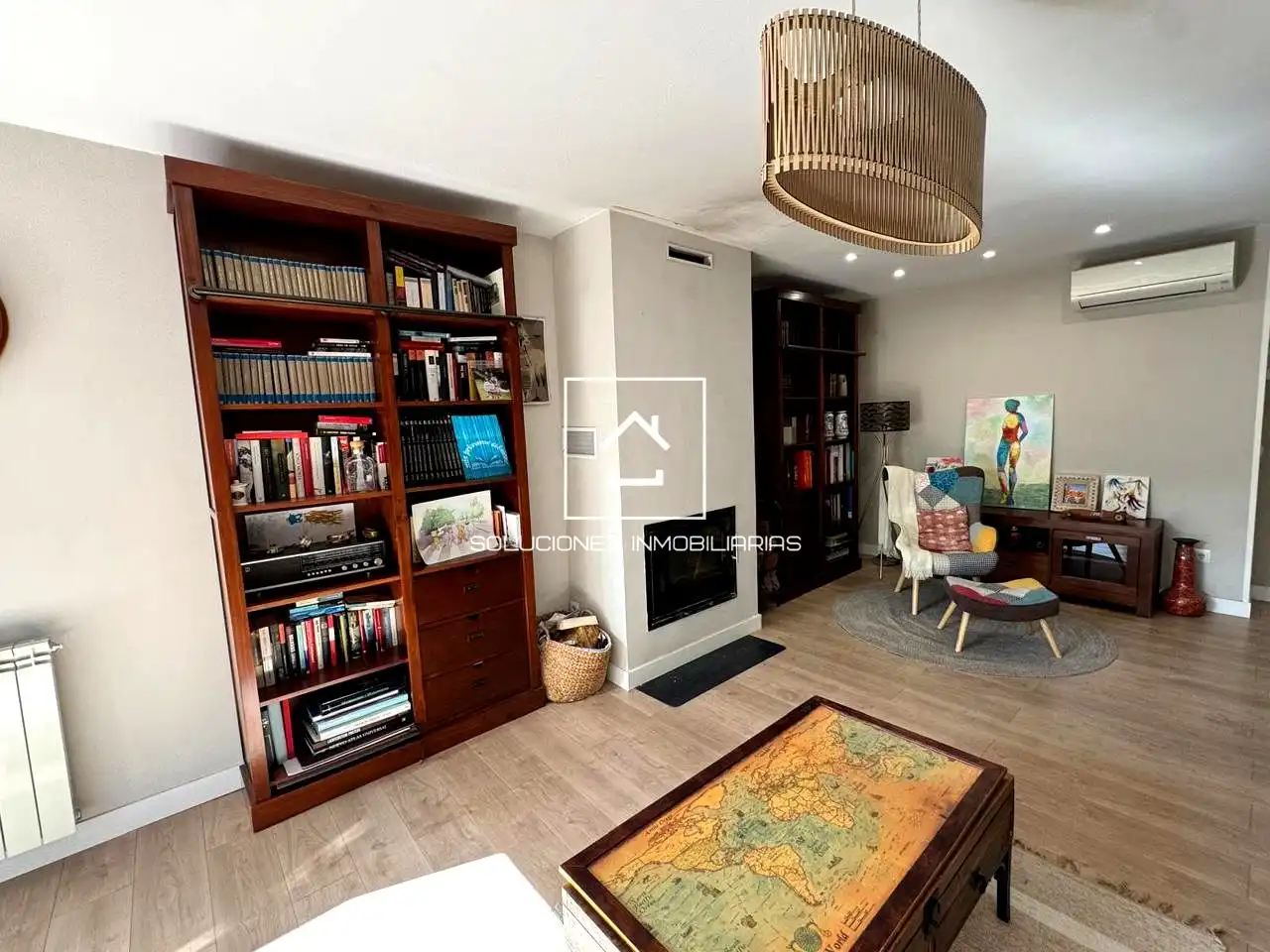 Sala de estar de Casa o chalet en venta en Rivas-Vaciamadrid con Aire acondicionado, Jardín privado y Terraza