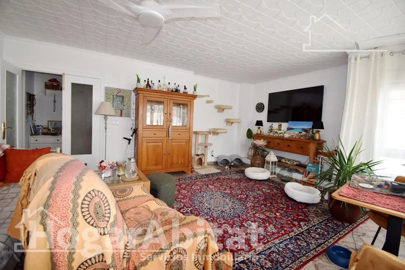 Living room of Flat for sale in Miramar  with Air Conditioner and Balcony