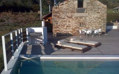 Swimming pool of Country house for sale in Irixoa  with Private garden, Terrace and Swimming Pool