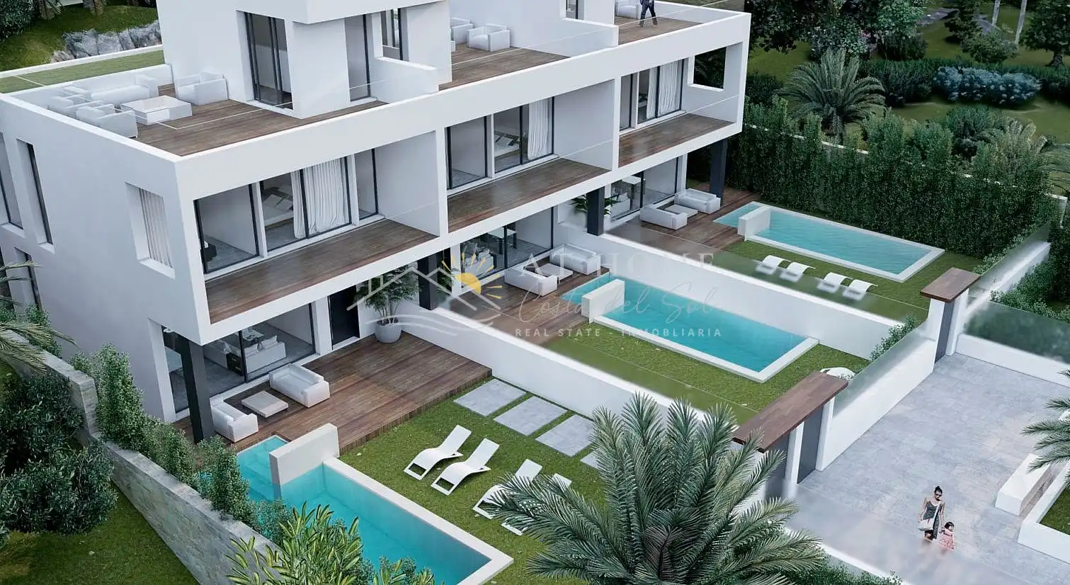 Exterior view of Houses for sale in Nerja  with Terrace, Swimming Pool and Oven