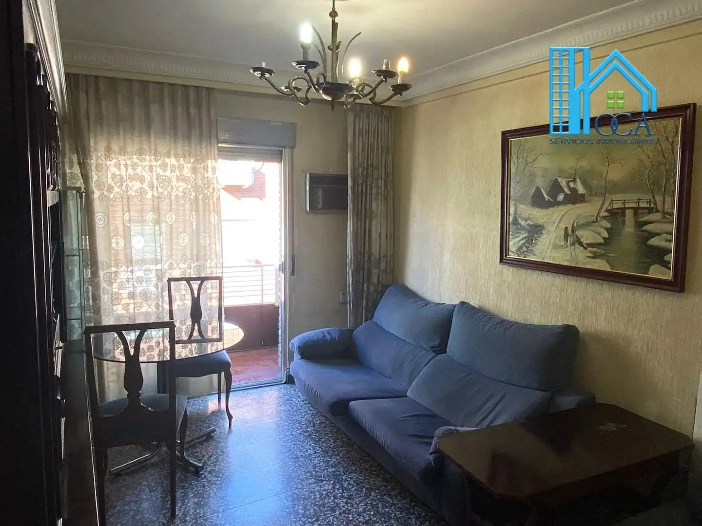 Bedroom of Flat for sale in Madrid  with Air Conditioner and Terrace