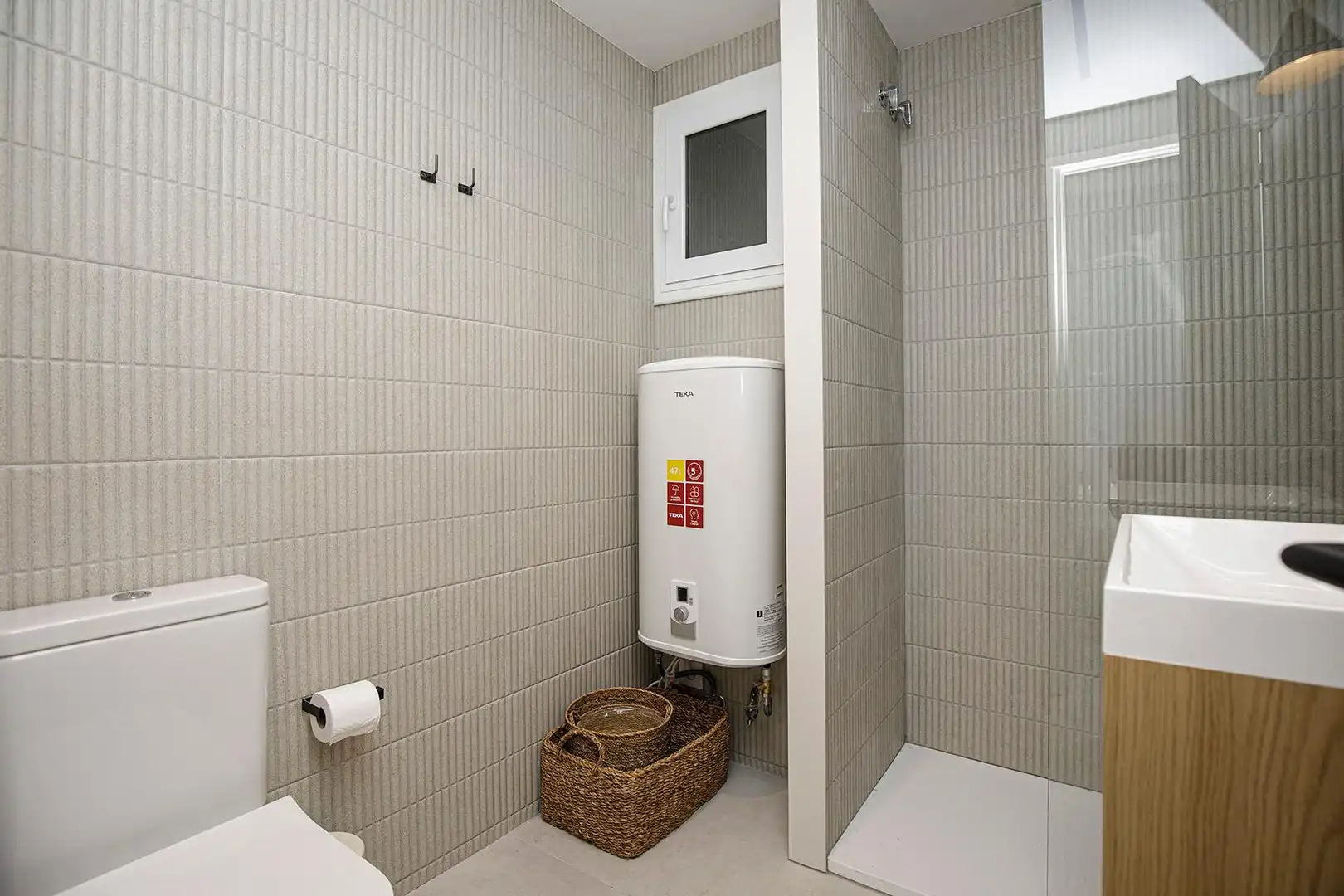 Baño de Apartamento de alquiler en Pals