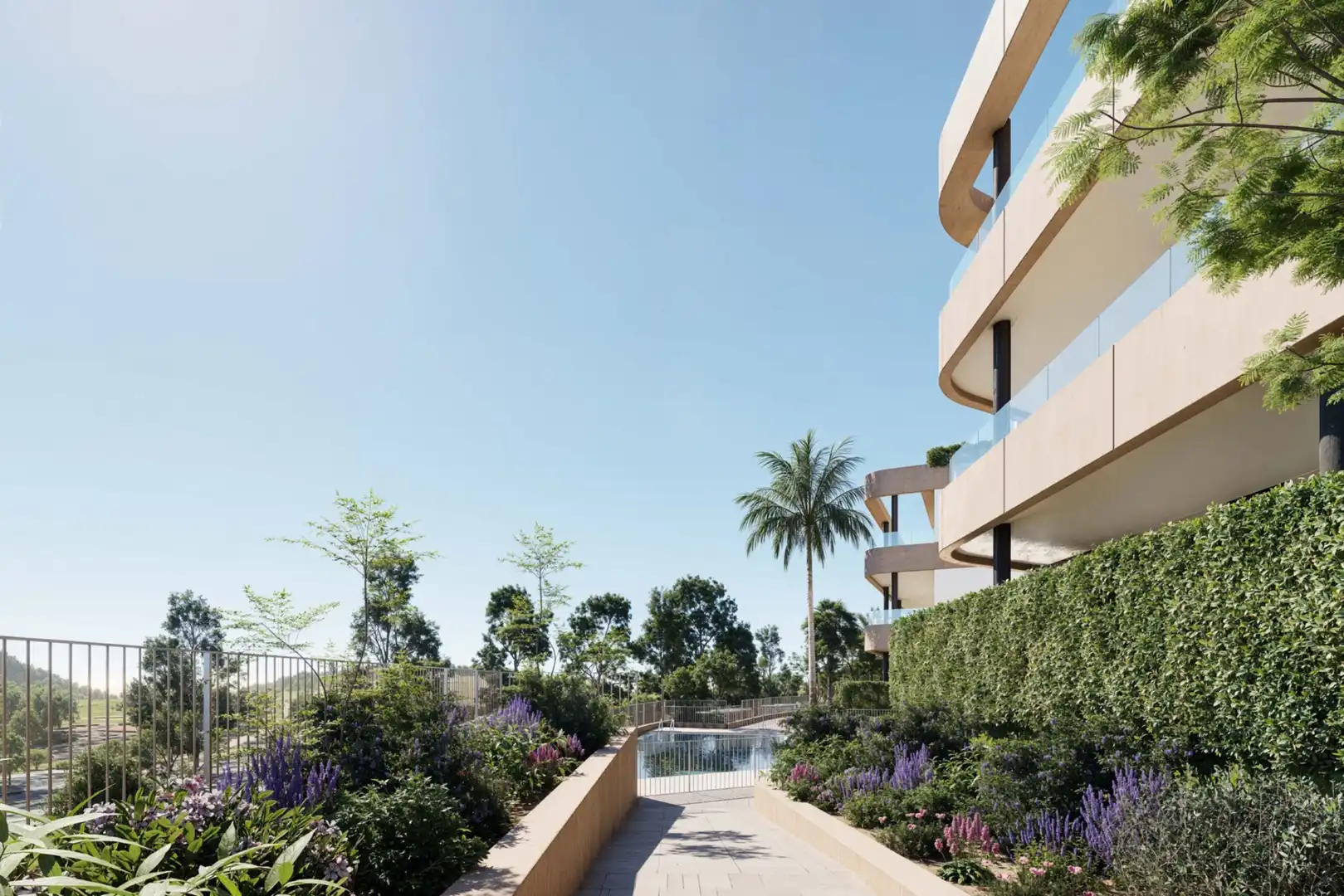 Jardín de Planta baja en venta en Estepona con Aire acondicionado, Jardín privado y Terraza