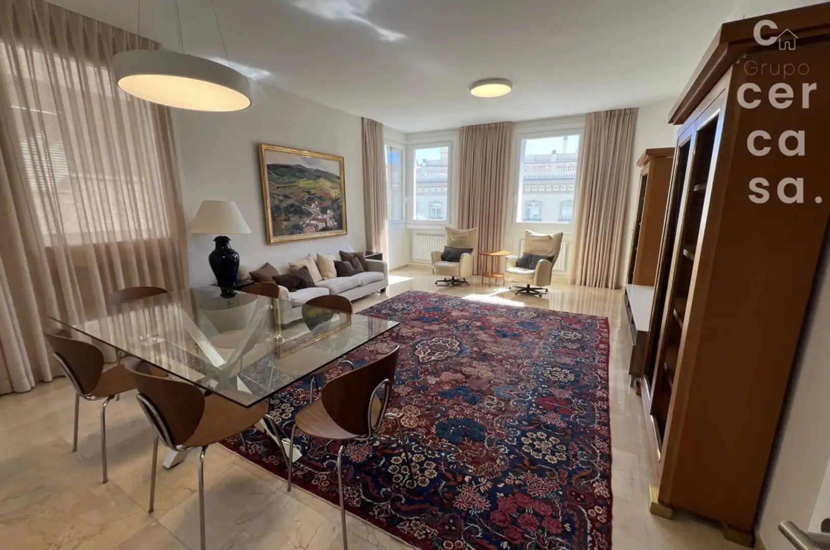 Sala de estar de Piso de alquiler en Valencia con Aire acondicionado y Amueblado
