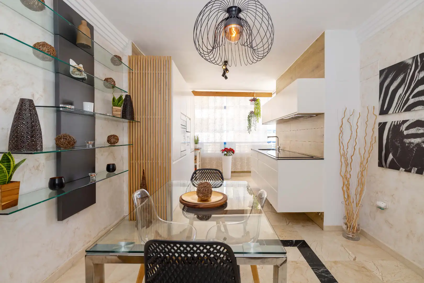 Küche von Wohnung zum Verkauf in Marbella mit Klimaanlage, Heizung und Terrasse