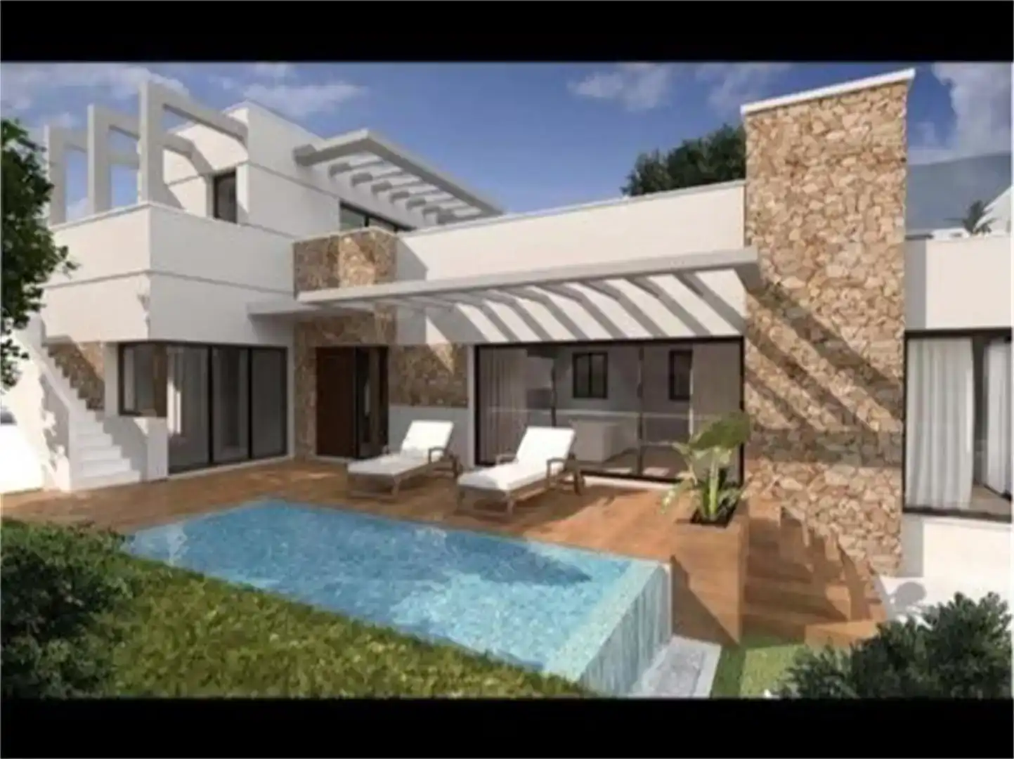 Vista exterior de Casa o chalet en venta en Rojales con Jardín privado, Trastero y Piscina