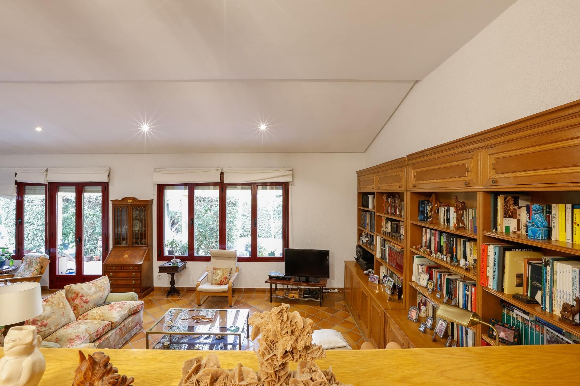 Sala de estar de Casa o chalet en venta en Valdemoro con Calefacción, Jardín privado y Terraza