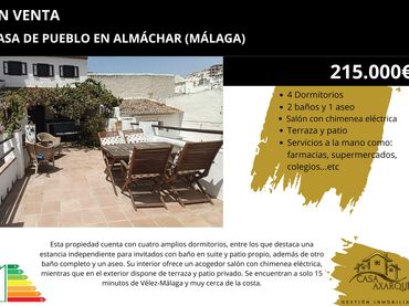 Casa rústica en venta en Calle Vélez Málaga