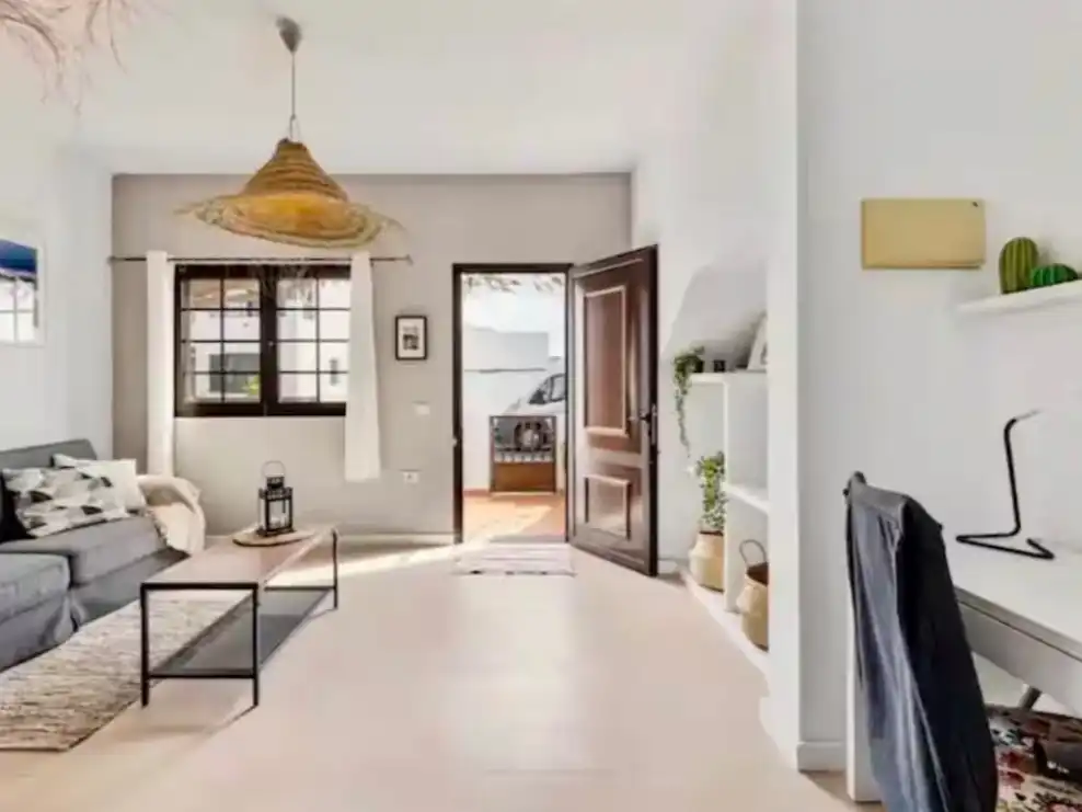 Sala de estar de Piso en venta en San Bartolomé con Jardín privado, Terraza y Trastero