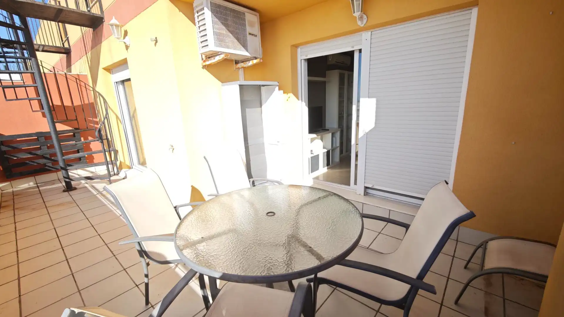 Terrace of Attic for sale in Roquetas de Mar  with Air Conditioner, Terrace and Furnished