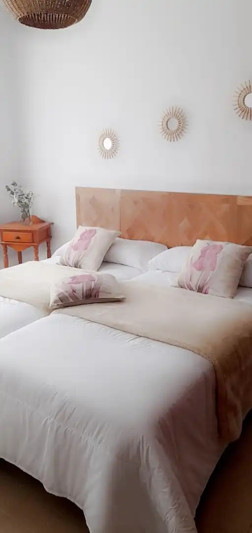 Habitación de Casa adosada de alquiler en Sanlúcar de Barrameda con Aire acondicionado, Calefacción y Terraza