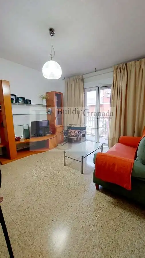 Wohnzimmer von Wohnung zur Miete in Granada mit Terrasse und Möbliert