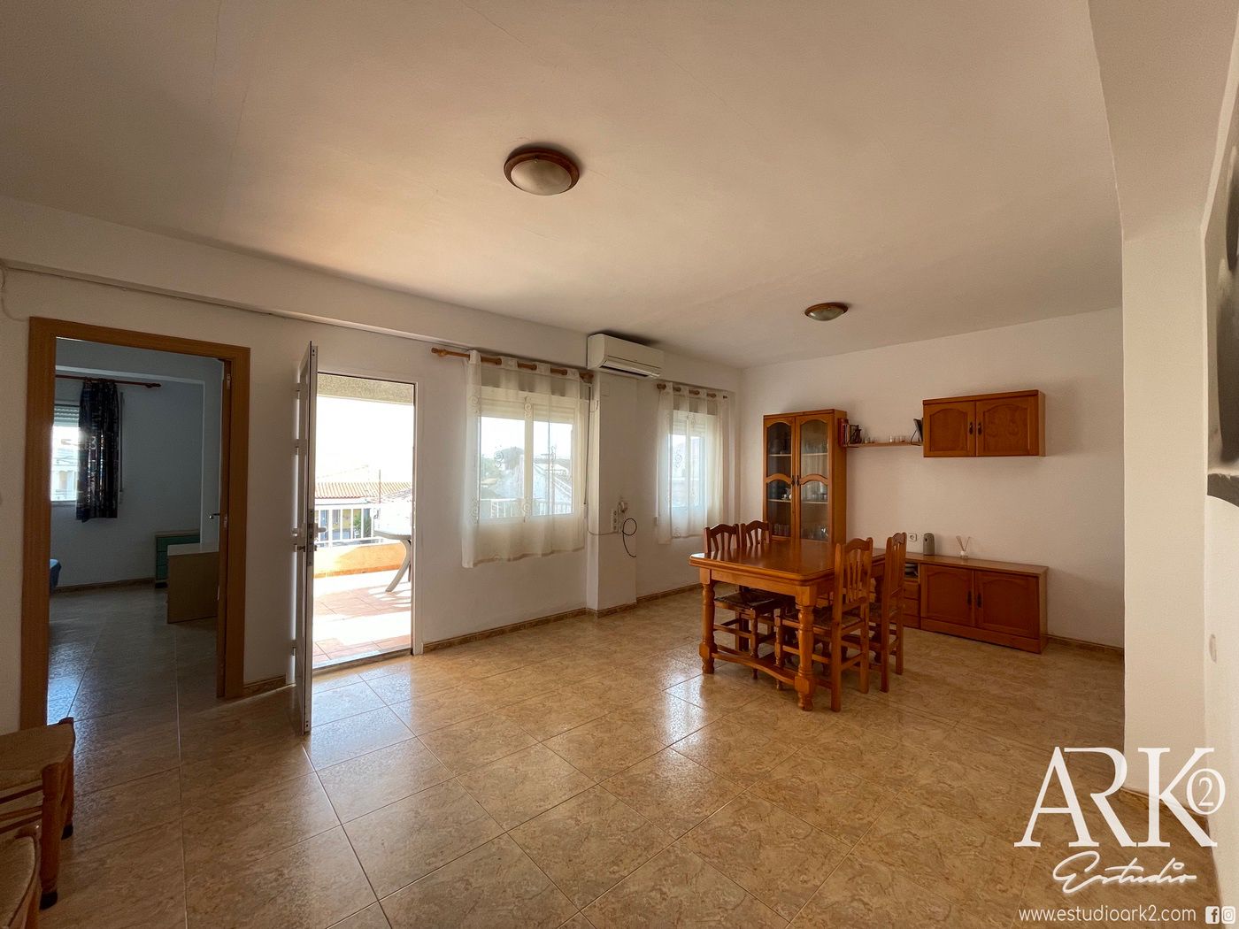 Menjador de Apartament en venda en Piles amb Aire condicionat, Terrassa i Traster