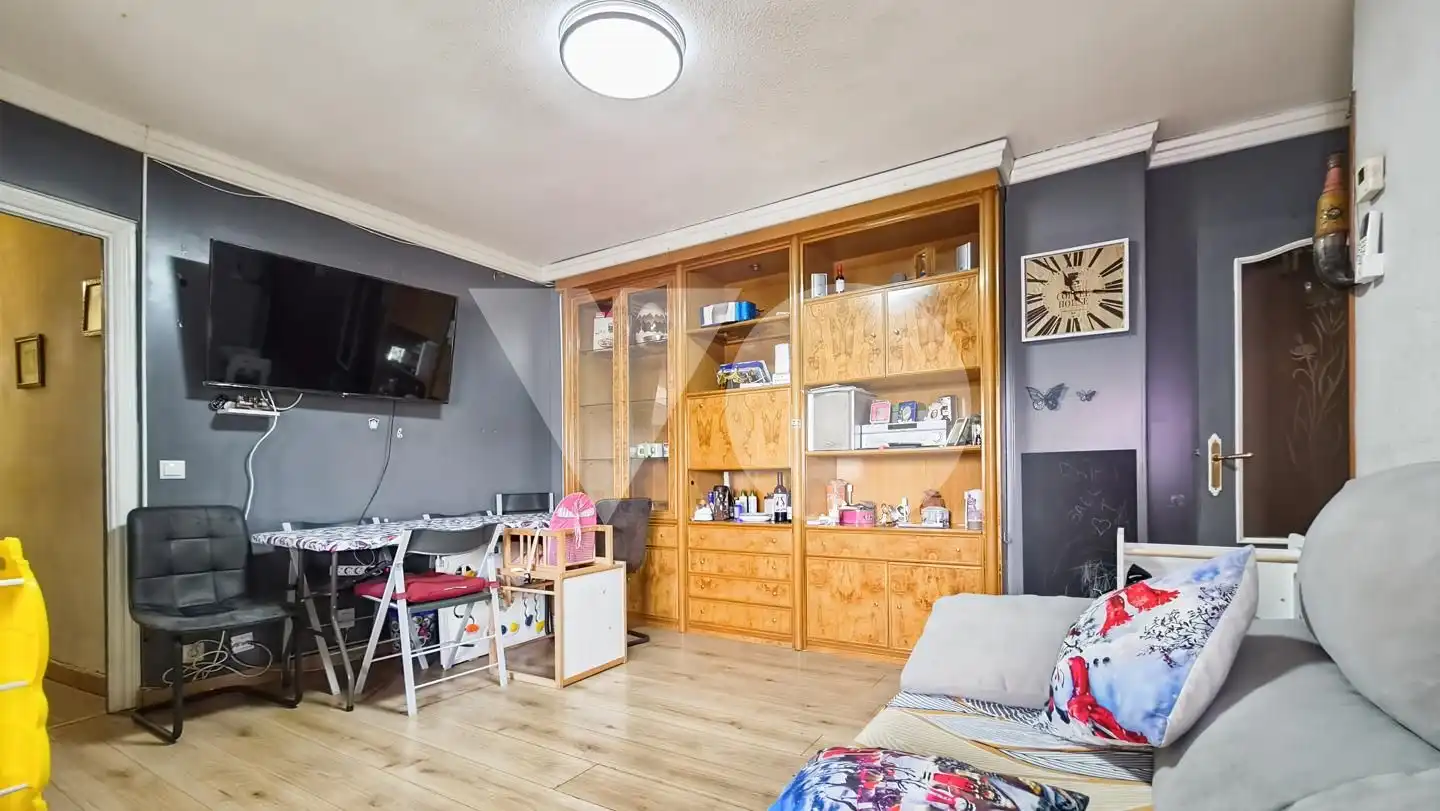 Sala d'estar de Pis en venda en Madrid amb Aire condicionat, Calefacció i Terrassa