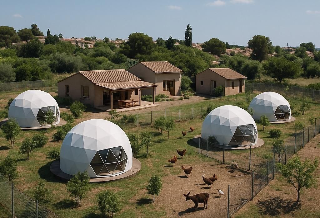 Vista exterior de Finca rústica en venda en Cubelles amb Jardí privat