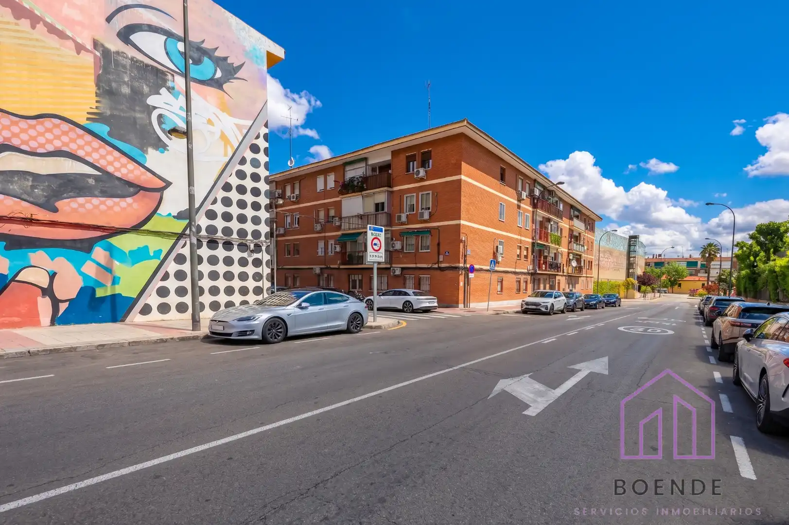 Exterior view of Flat for sale in Getafe  with Air Conditioner, Terrace and Furnished
