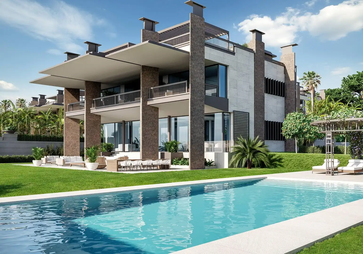 Xalet amb piscina en venda a Nueva Andalucía