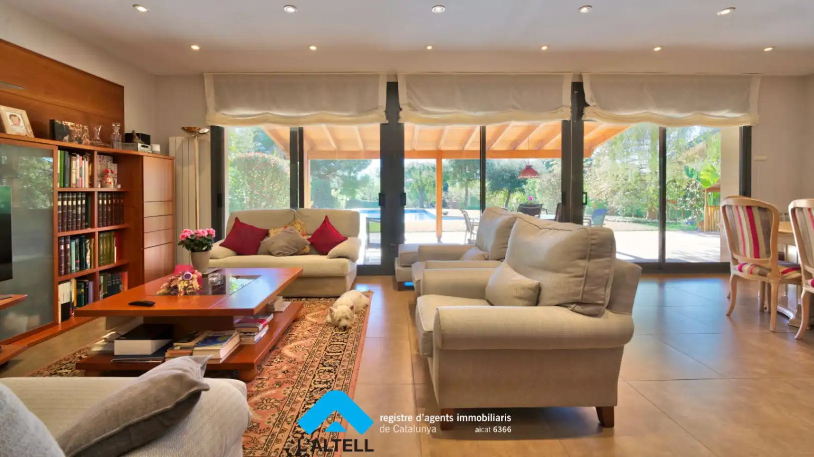 Sala de estar de Casa o chalet en venta en L'Ametlla del Vallès con Aire acondicionado, Calefacción y Jardín privado