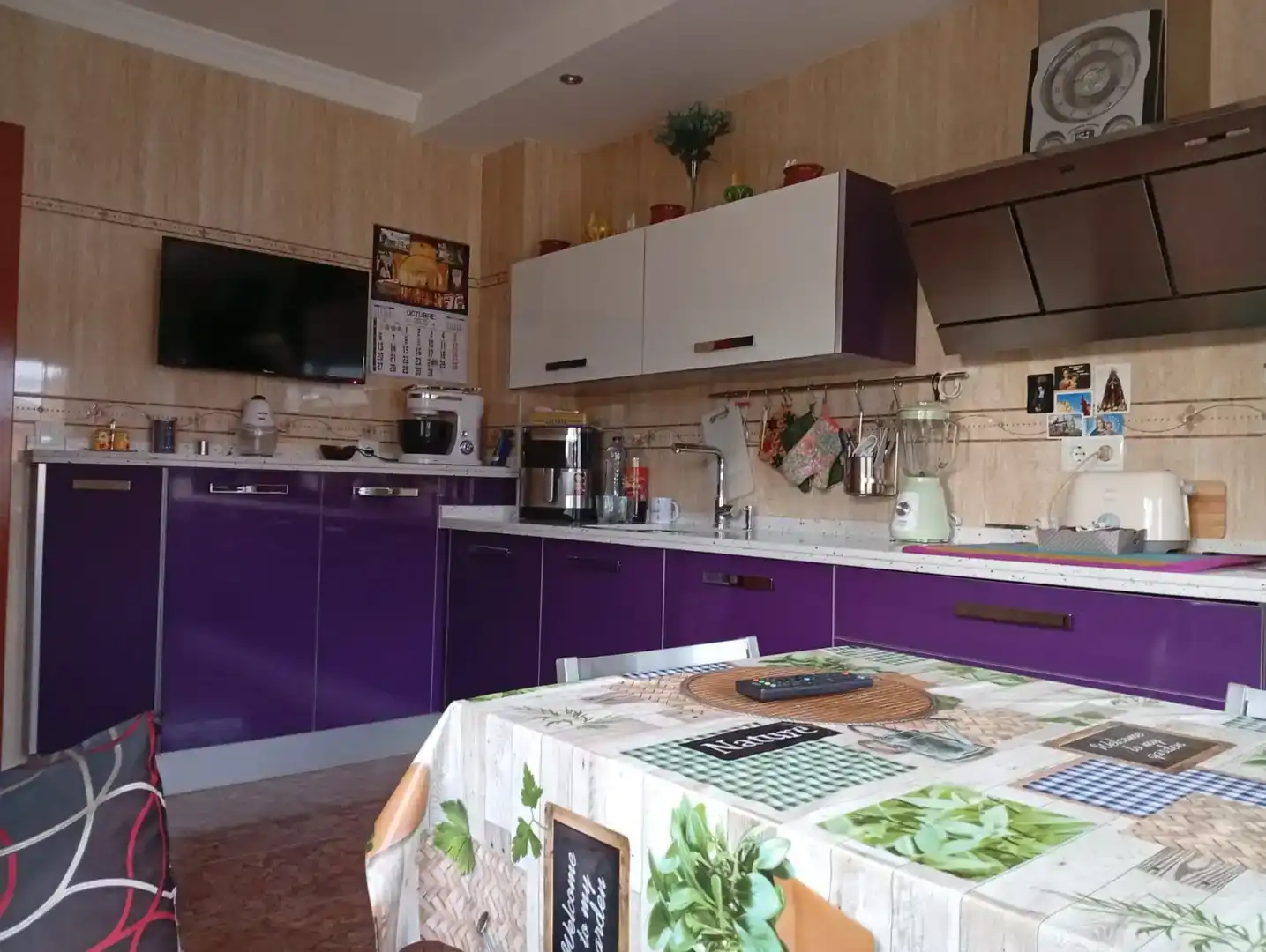 Cocina de Casa o chalet en venta en Pozoantiguo con Jardín privado y Amueblado