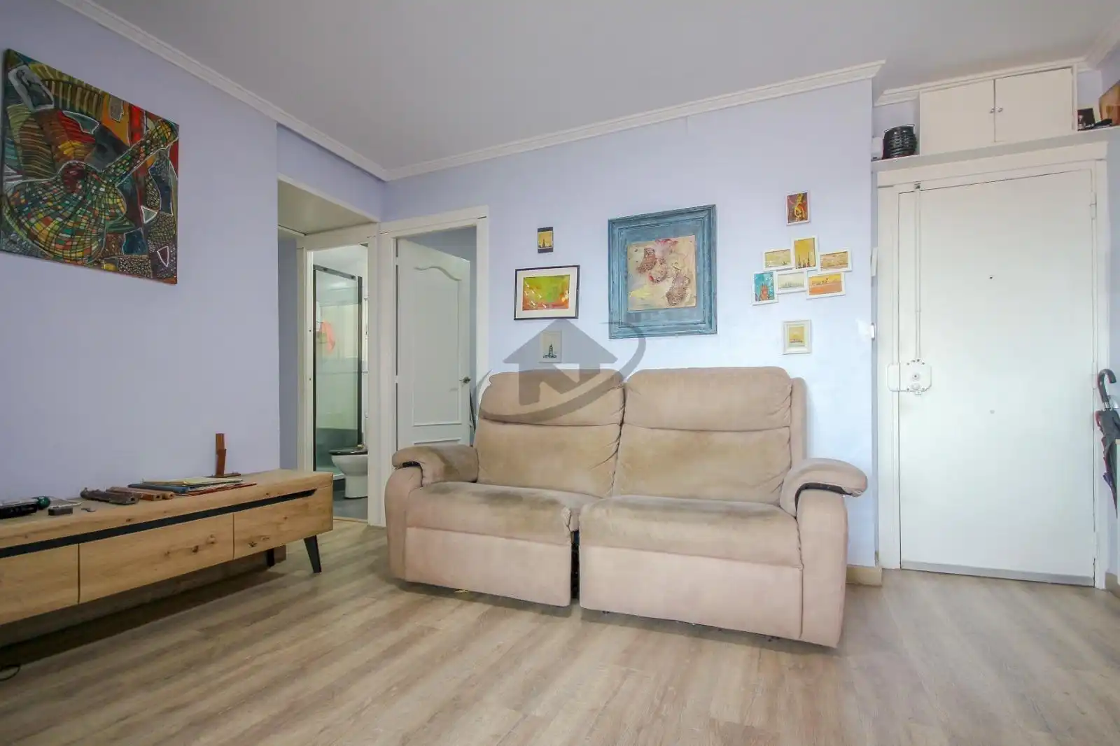 Sala d'estar de Àtic en venda en Barberà del Vallès amb Calefacció i Terrassa