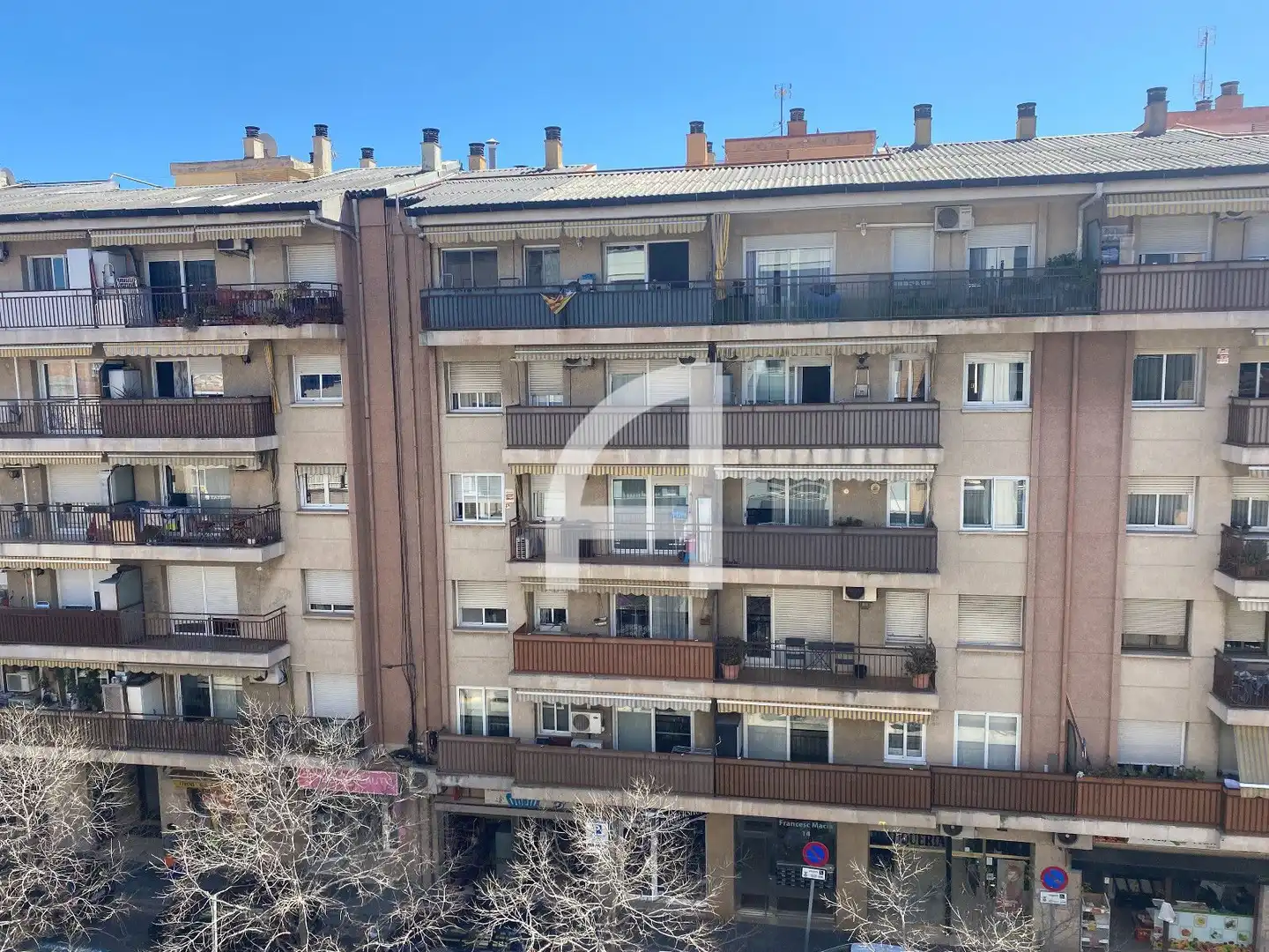 Exterior view of Flat for sale in Terrassa  with Air Conditioner, Heating and Terrace