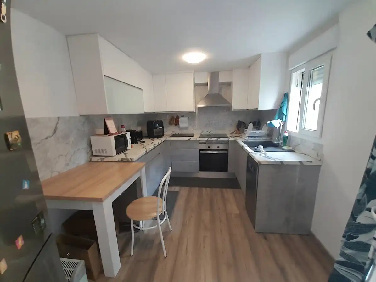 Küche von Einfamilien-Reihenhaus zum Verkauf in Puertollano mit Terrasse