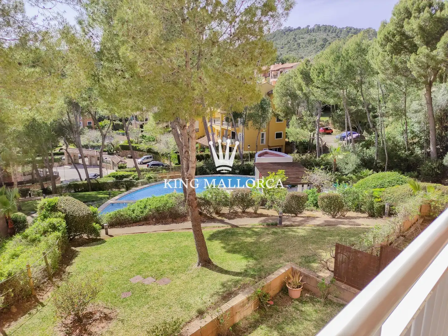 Jardín de Apartamento de alquiler en Calvià con Aire acondicionado, Calefacción y Terraza